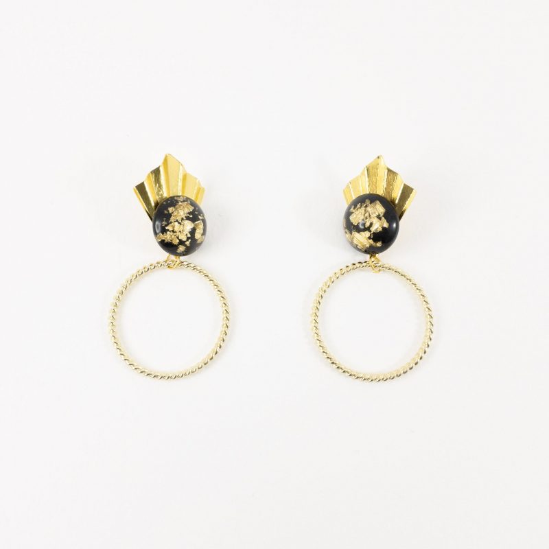 Pendientes Tachuela y aro mini