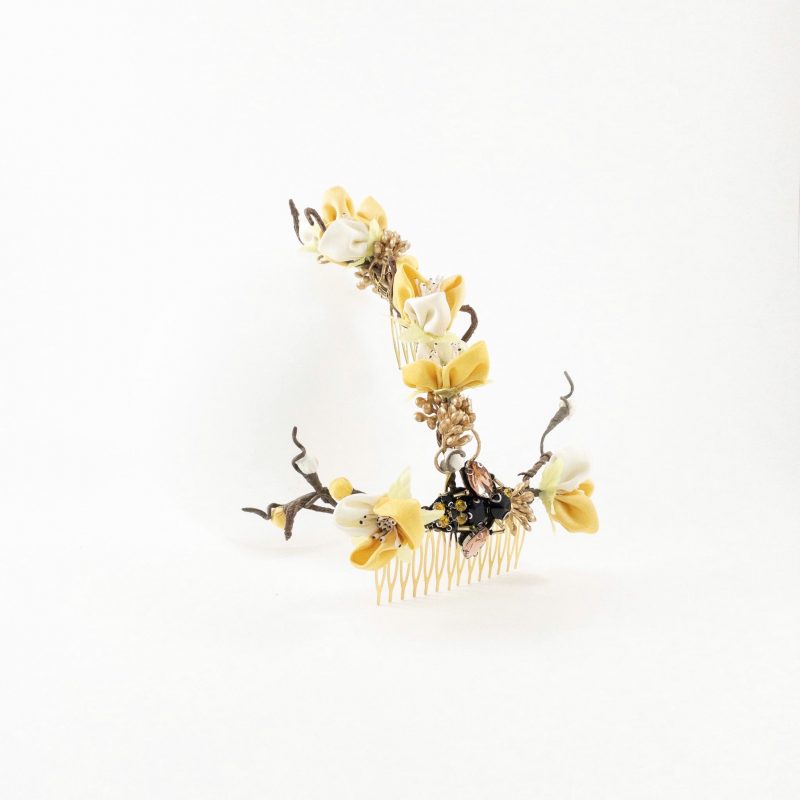 Tocado Cruz floral - Imagen 2