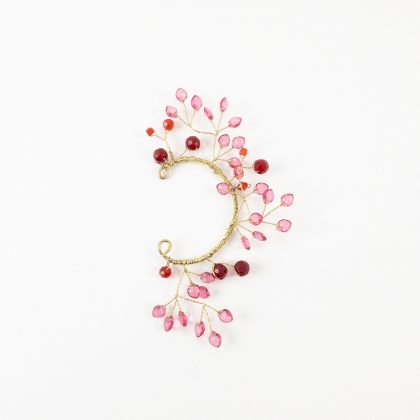 Pendiente Ears Cuff Ramas de cristal