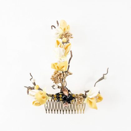 Tocado Cruz floral