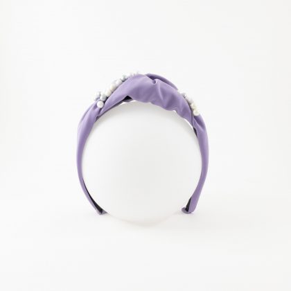 Diadema Nudo de perlas