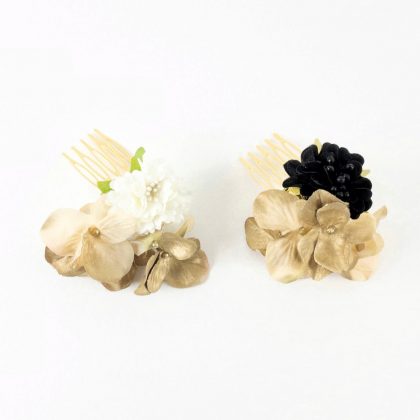 Peinecillos Ramillete de flores doradas