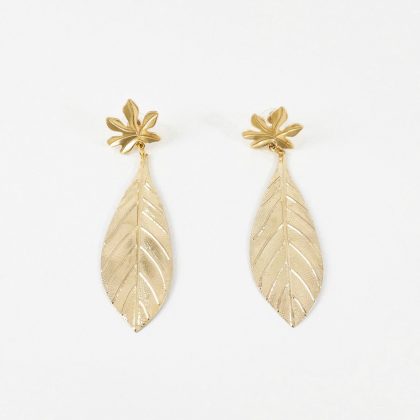 Pendientes Hojas