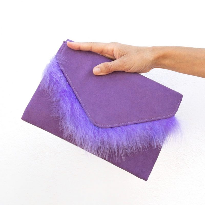 Cartera con plumas - Imagen 2