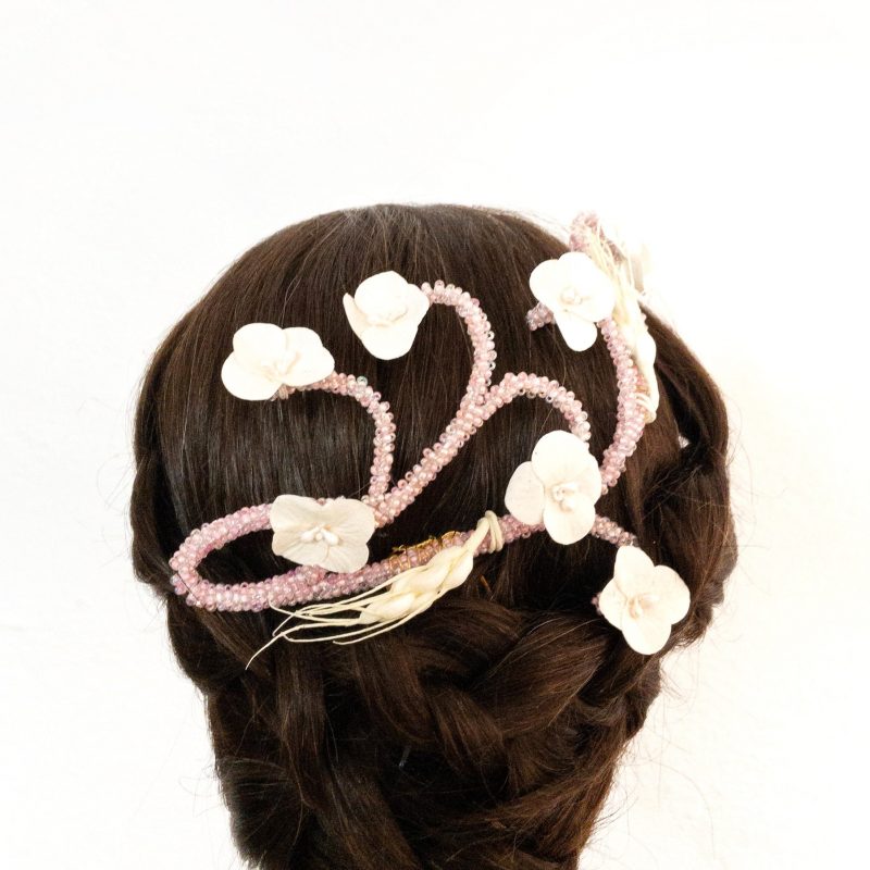 Tocado Cerezo en flor - Imagen 2