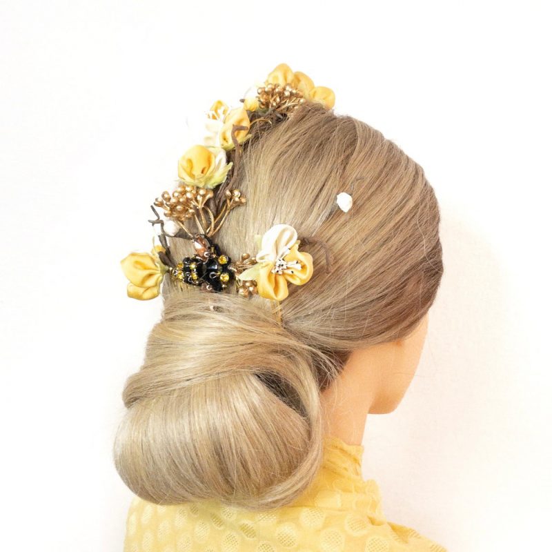 Tocado Cruz floral - Imagen 3