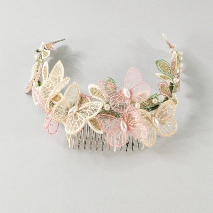 Tocado Dama de las mariposas