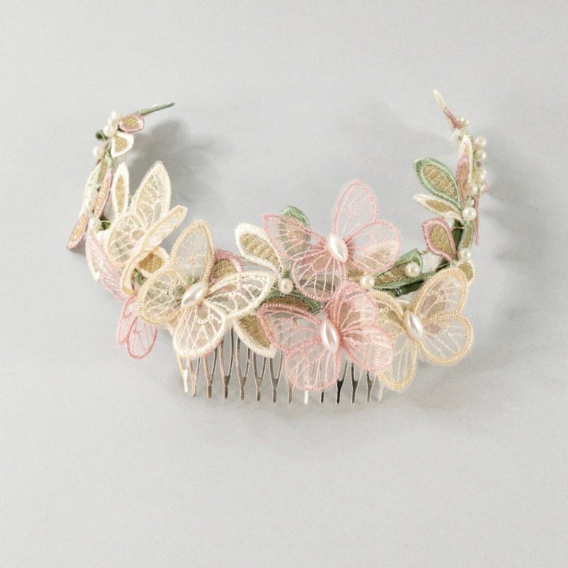 Tocado Dama de las mariposas
