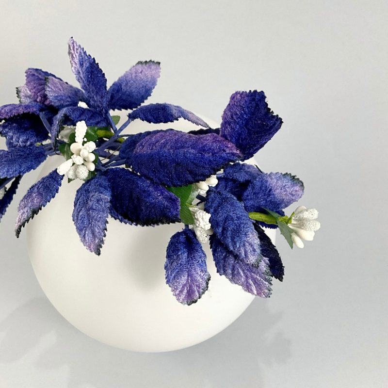 Ramillete de hojas azules - Imagen 2