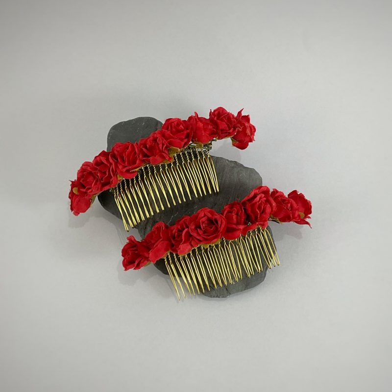 Peinecillos Rosas en hilera - Imagen 2