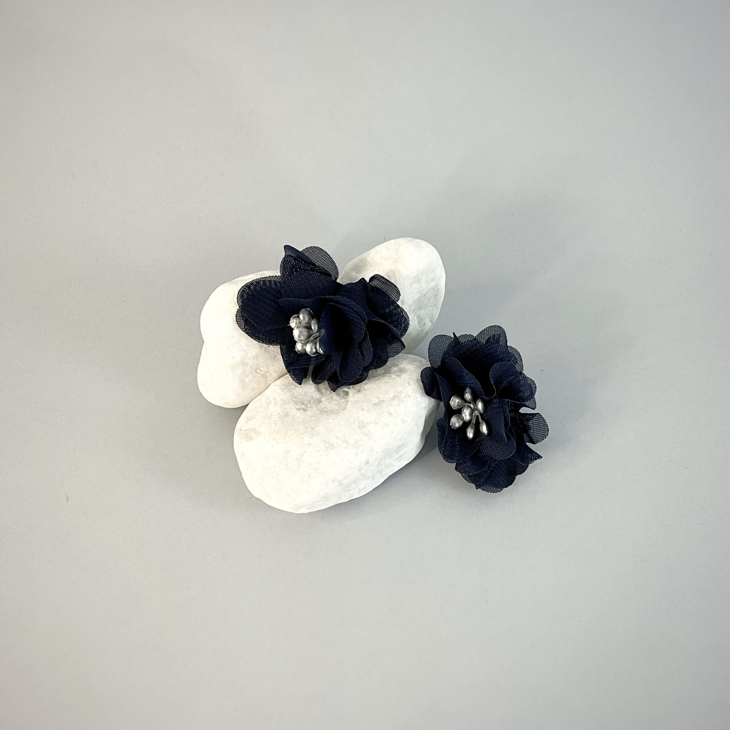 Pendientes Flores de gasa