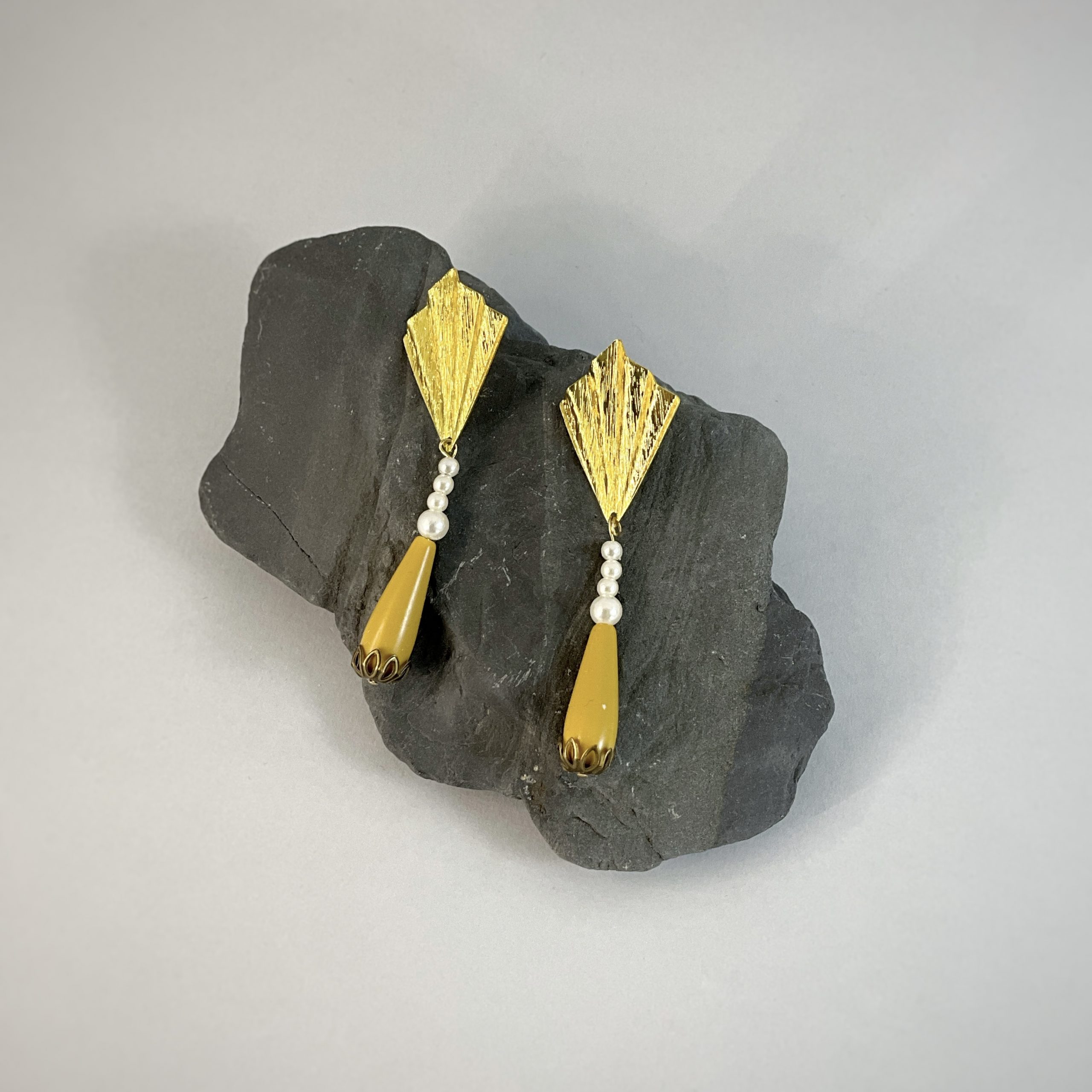 Pendientes Destello de ambar