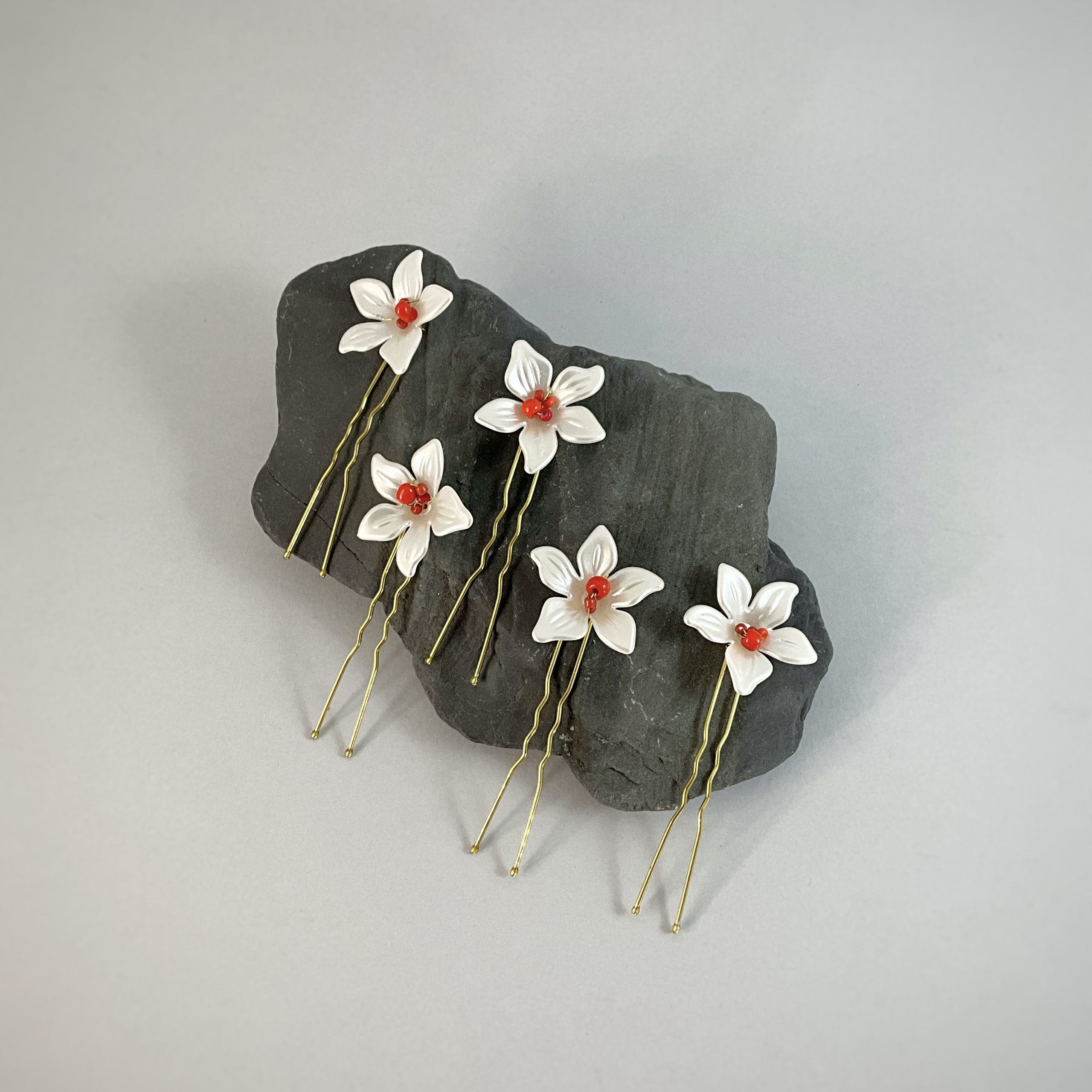Peinecillos Florecillas de nacar