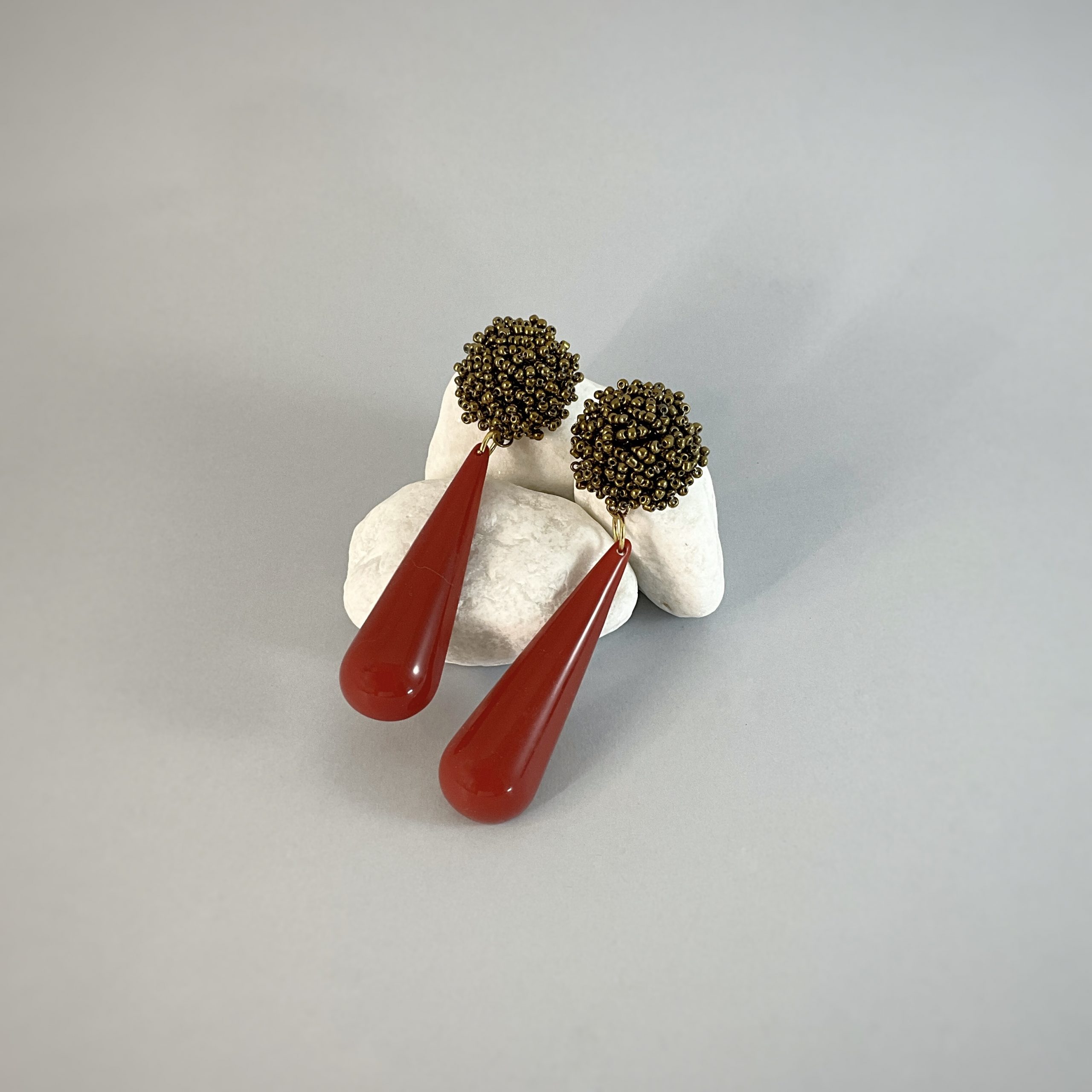 Pendientes Lágrima de flor